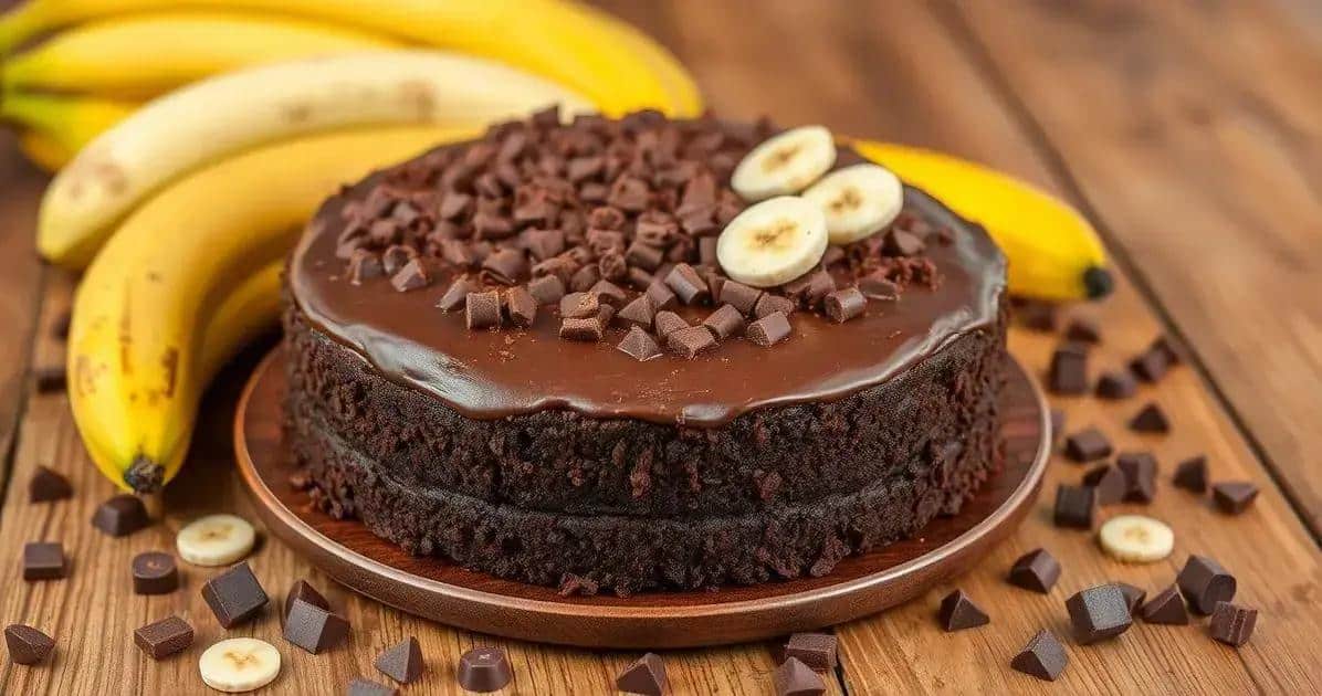 Bolo Choconana: O Doce Abraço do Cacau com Banana