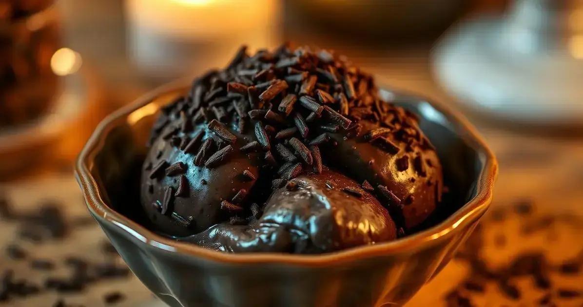 Brigadeiro Beijo de Menina: Cremoso, Doce e Perfeito para Comer de Colher