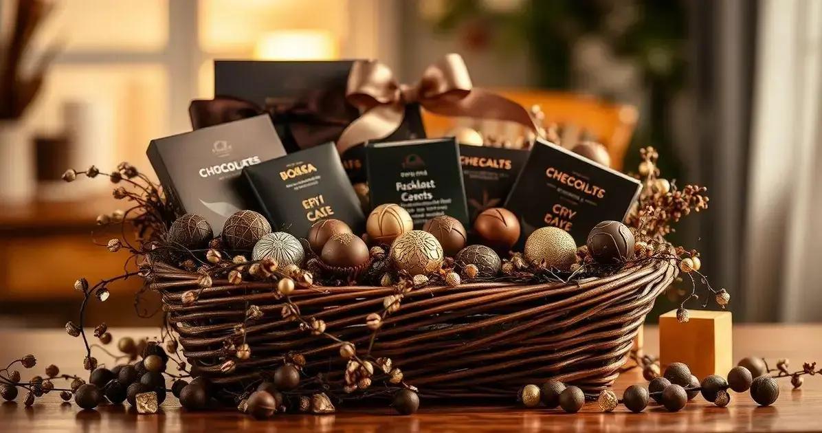 Cesta de Chocolate Caseira: Presente Doce que Derrete Corações