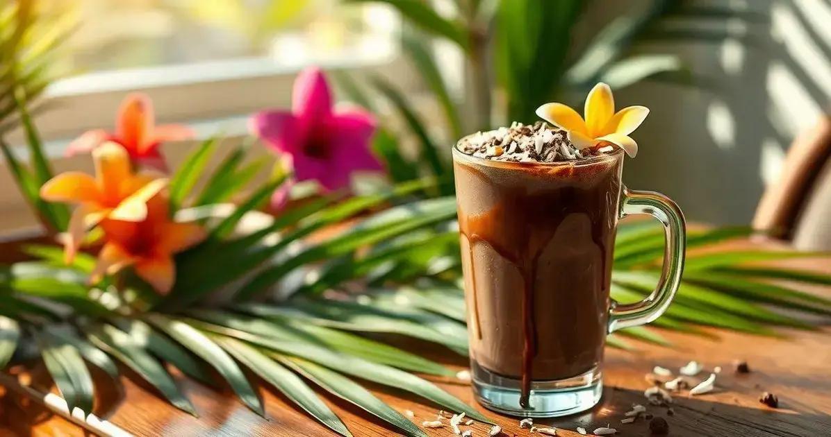 Chocolate Cremoso Praieiro: O Sabor Tropical que Adoça o Dia