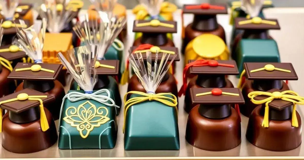 Chocolate de Conquista: Lembranças para Celebrações Acadêmicas