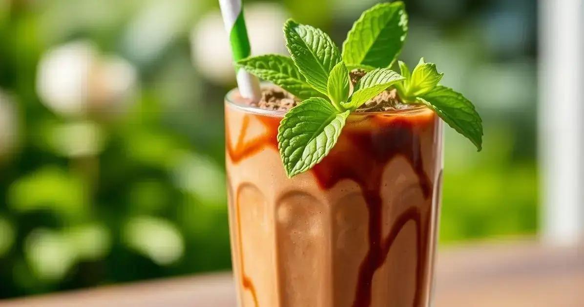 Chocolate Gelado Brisa de Menta: Refrescância e Sabor