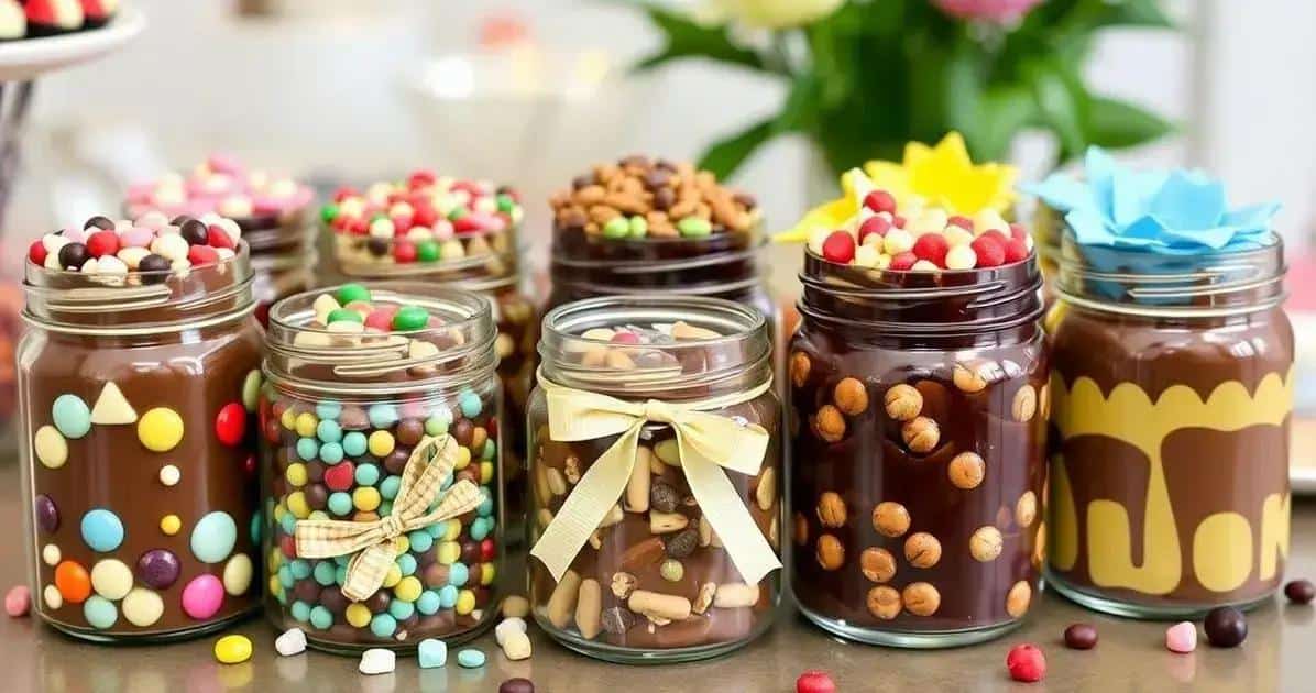Chocolate no Potinho: Lembrancinha Criativa e Super Fofa
