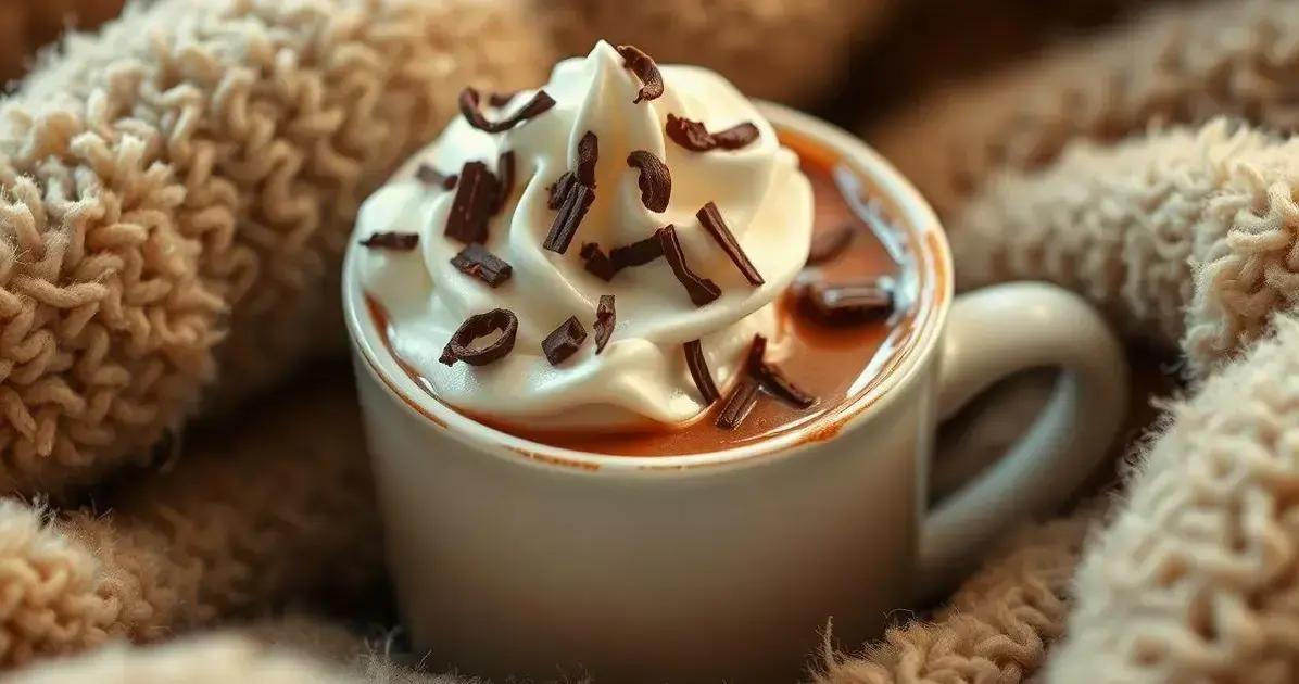 Chocolate Quente Abraço na Caneca: Cremoso com Toque de Leite Condensado