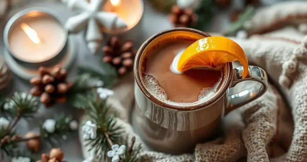 Chocolate Quente Citrus Aconchego: Perfume de Laranja