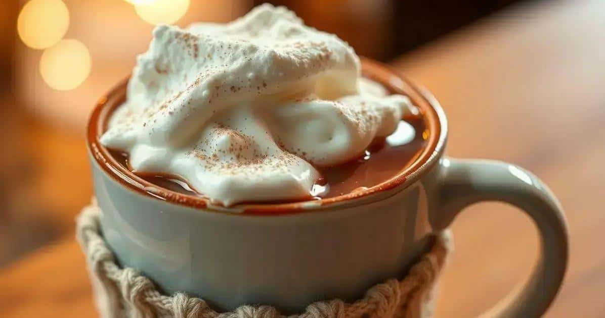 Chocolate Quente Doce Nuvem: Leite Ninho para Adoçar a Tarde