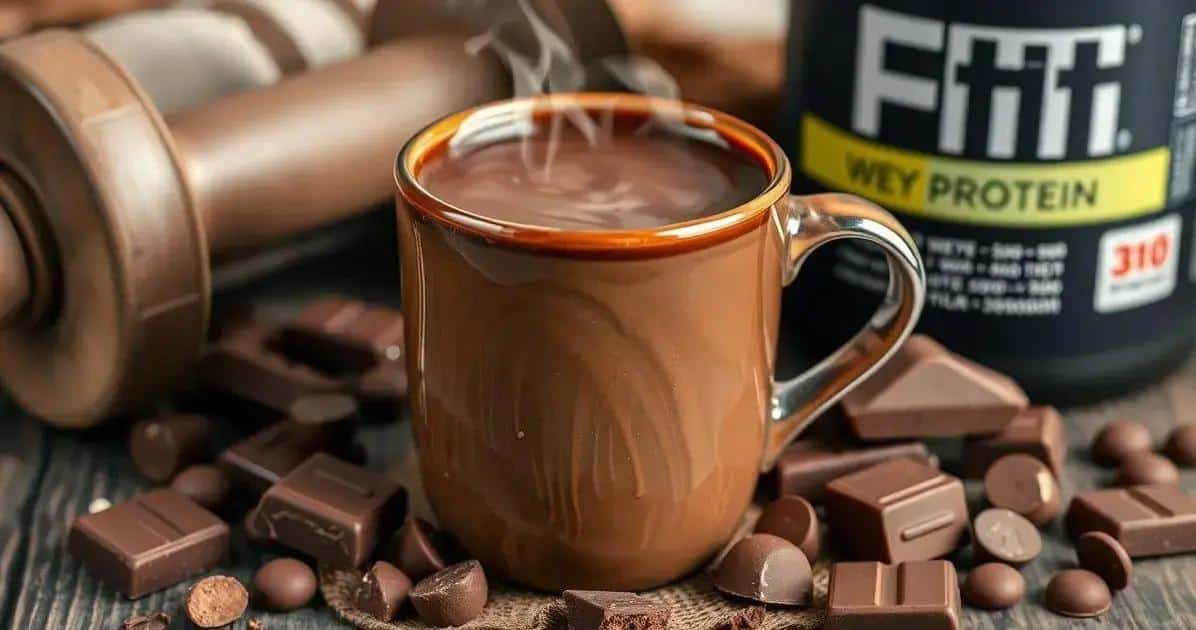 Chocolate Quente Fitness: Proteína, Cacau e Conforto