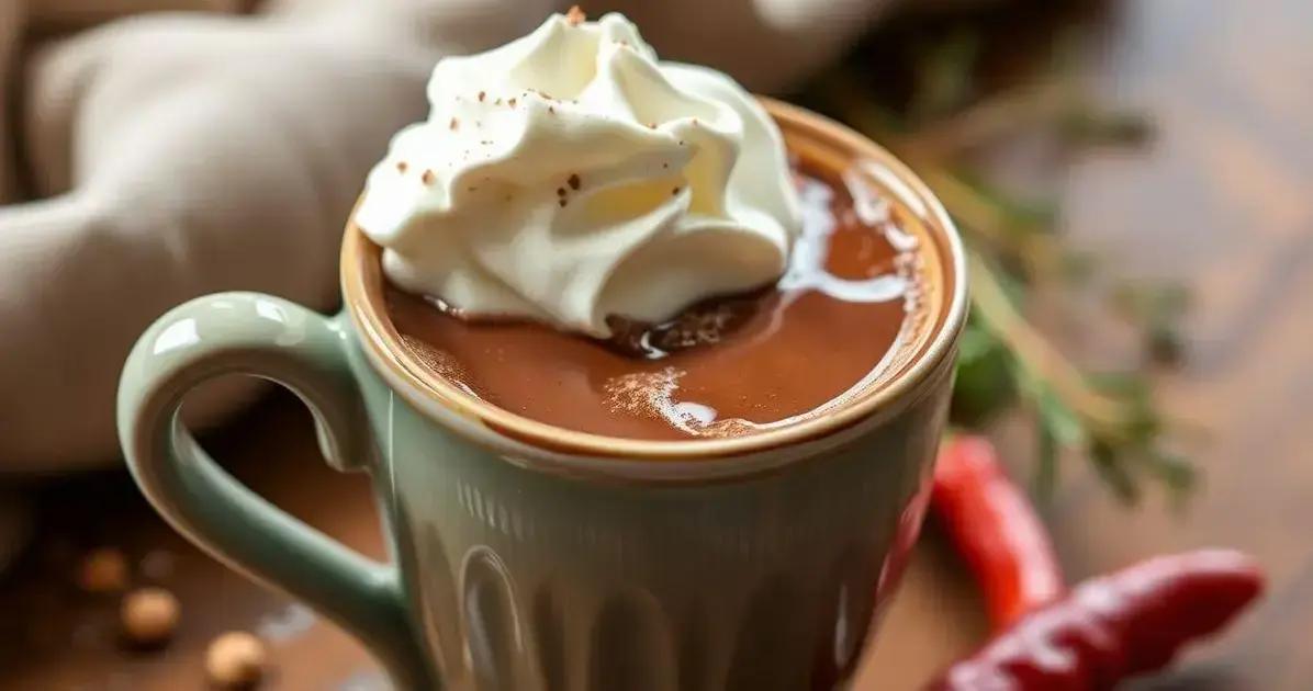 Chocolate Quente Fogo Doce: O Toque Picante que Aquece a Alma