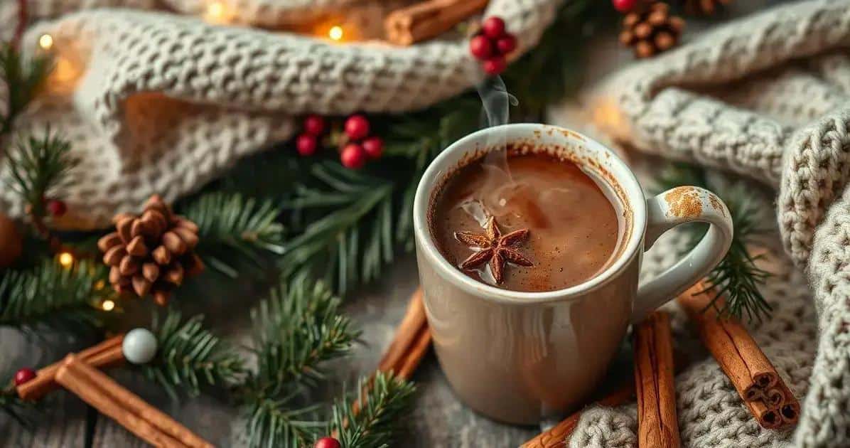 Chocolate Quente Natal dos Sonhos: Canela, Noz-Moscada e Carinho