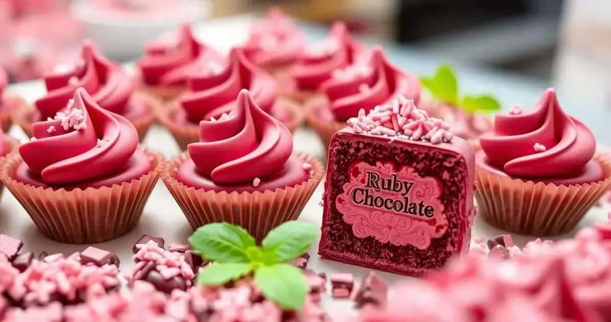 Chocolate Ruby: A Nova Sensação Cor-de-Rosa Que Encanta o Paladar