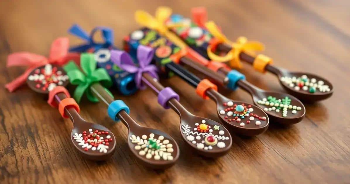 Colheres de Chocolate: Dicas para Fazer, Decorar e Presentear