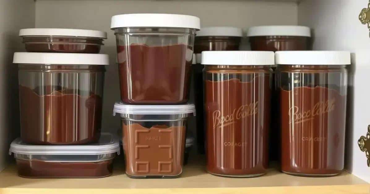 Como Armazenar a Cobertura de Chocolate Corretamente