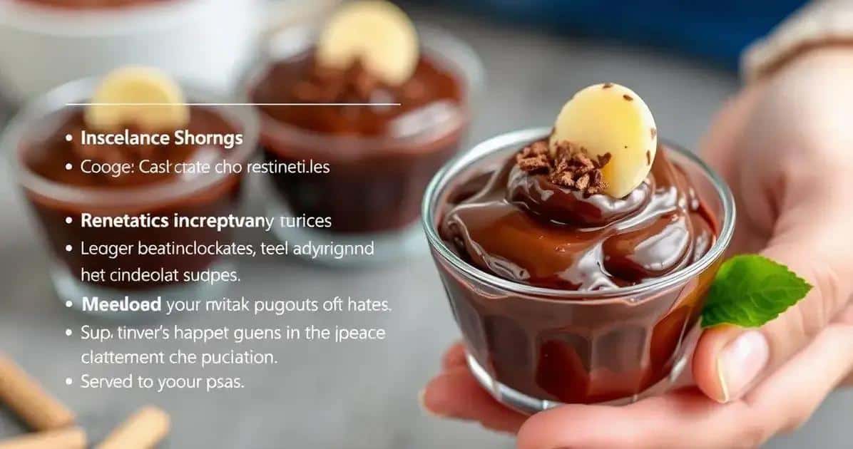 Como Armazenar o Pudim de Chocolate e Dicas de Servir