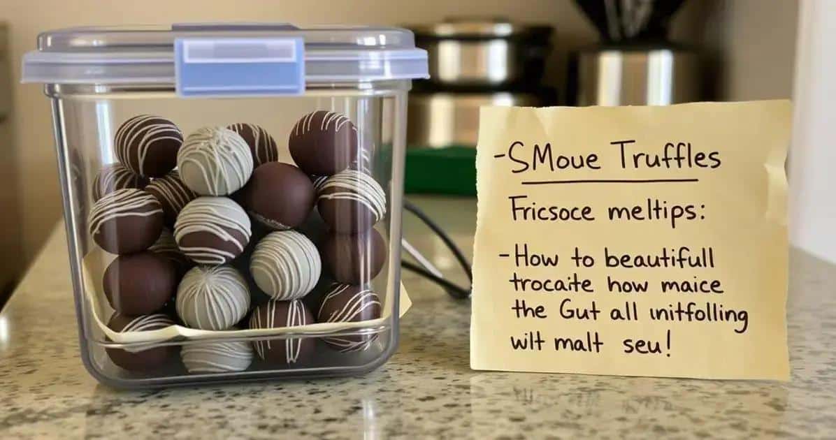 Como Armazenar Trufas Sem Derreter