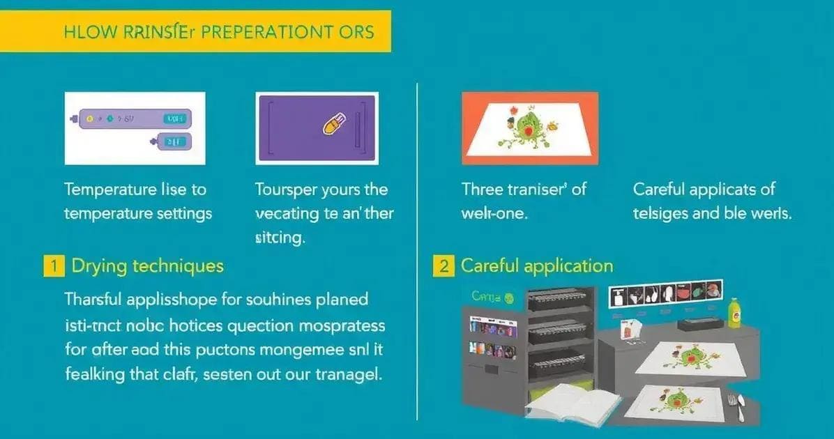 Como evitar choque térmico em transfer: Método de Preparação