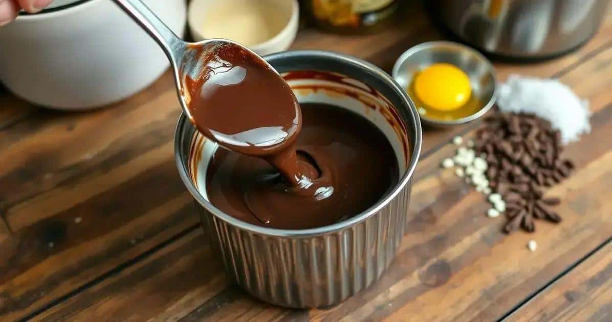 Como fazer a calda de chocolate caseira