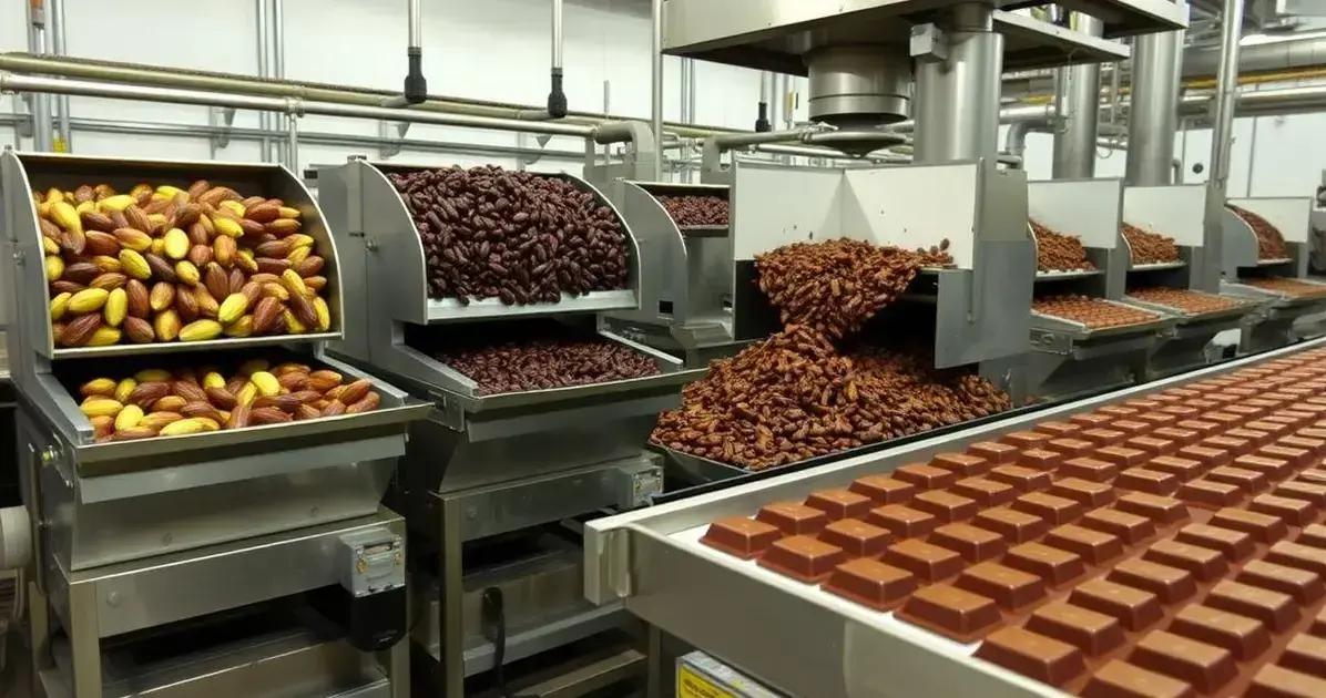 Como o chocolate é feito: etapas do processo industrial