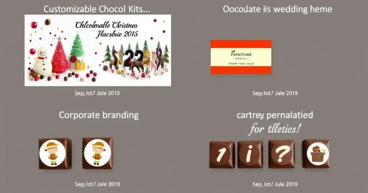Como personalizar kits de chocolate para diferentes ocasiões