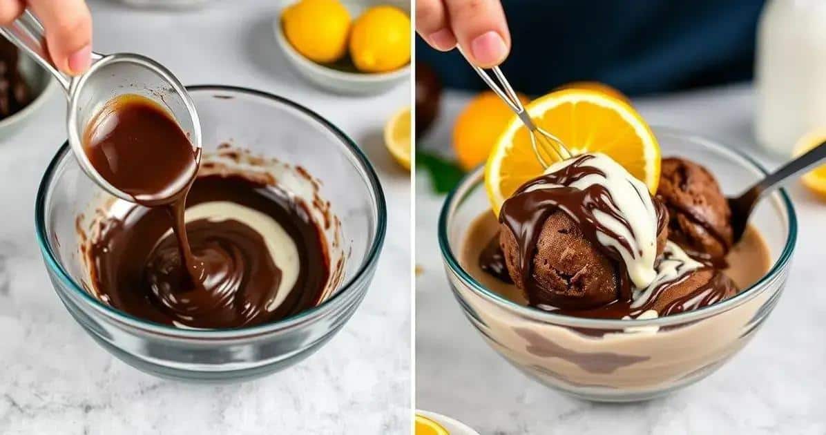 Como Preparar Chocolate Gelado com Toque Cítrico
