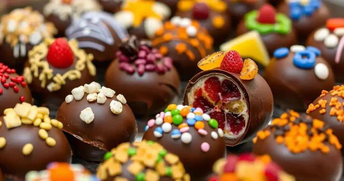 Curiosidades sobre bombons com frutas