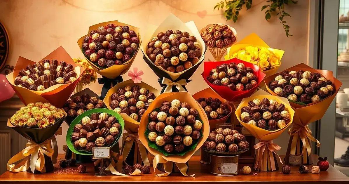 Curiosidades sobre buquês de chocolate