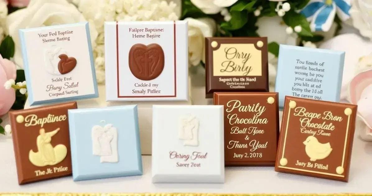 Curiosidades sobre chocolate e batizado