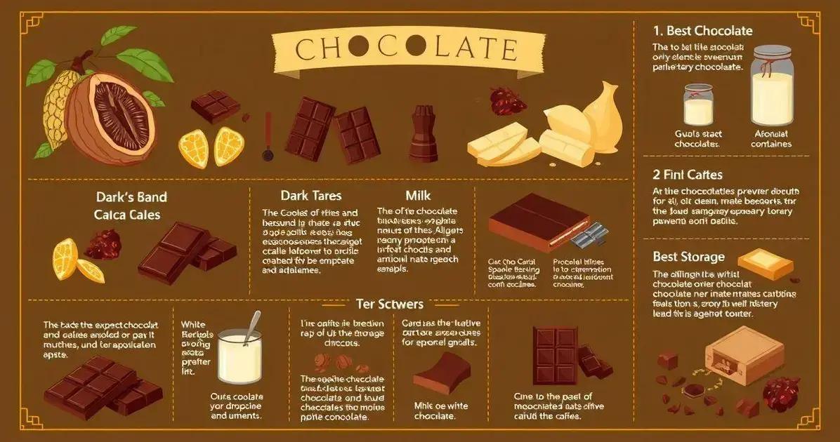 Curiosidades sobre o chocolate e seu armazenamento