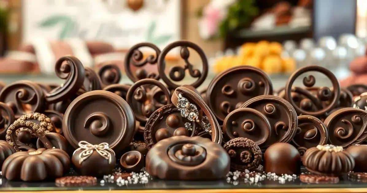 Curiosidades sobre os arabescos de chocolate