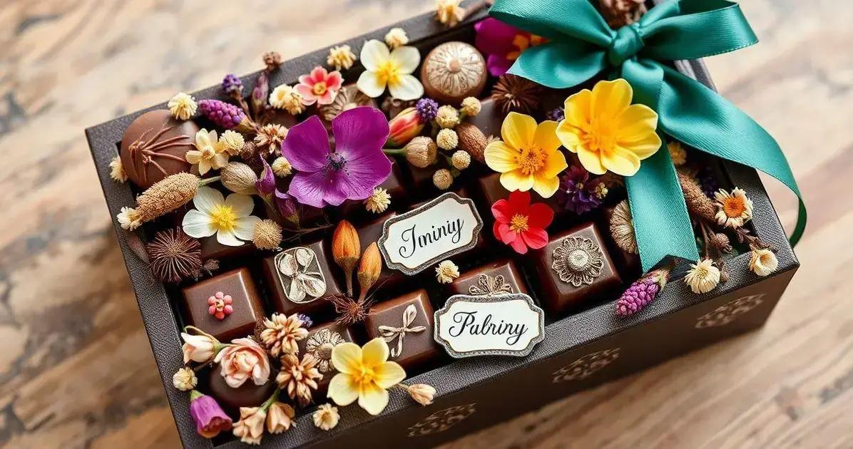 Decoração de Embalagens para Chocolates