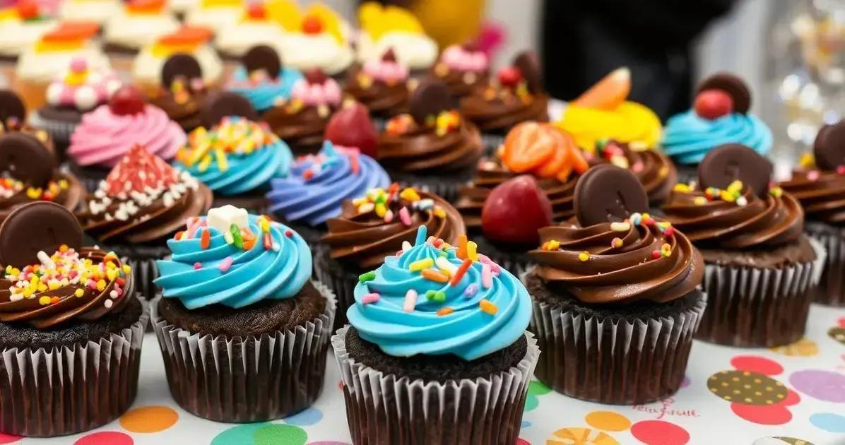 Decorações criativas para seu cupcake