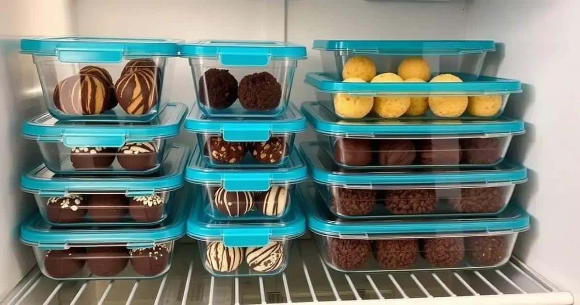 Dicas de Armazenamento das Trufas Veganas