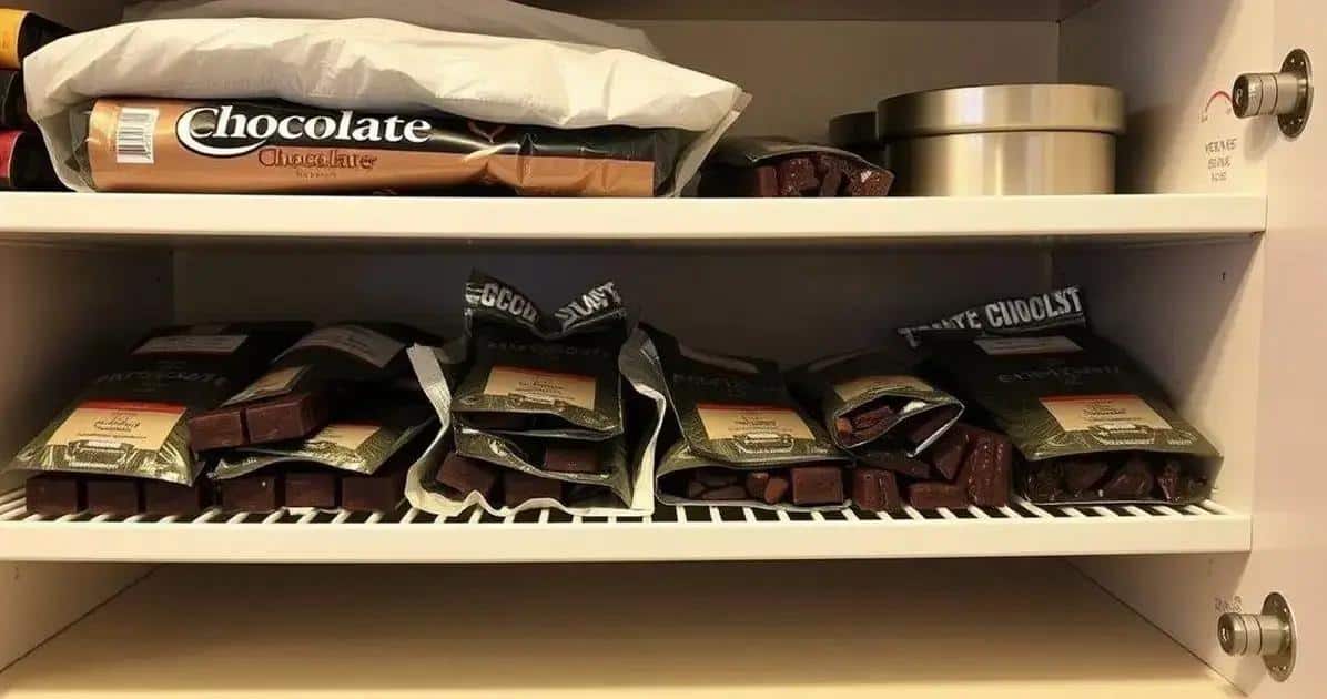 Dicas de conservação do chocolate durante o racionamento