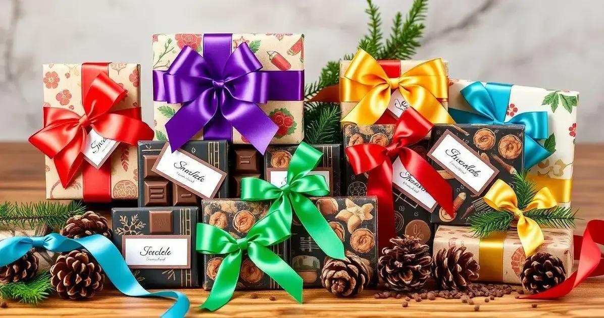 Dicas de Decoração para Presentes de Chocolate