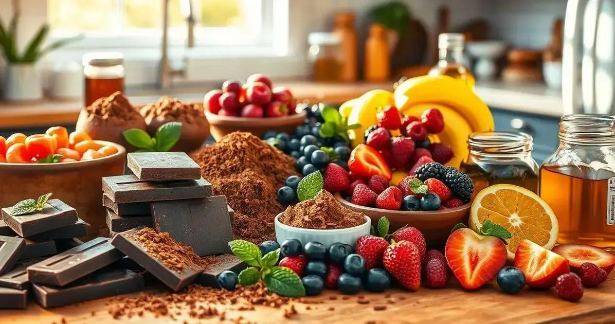 Dicas para adoçar com chocolate em receitas fit