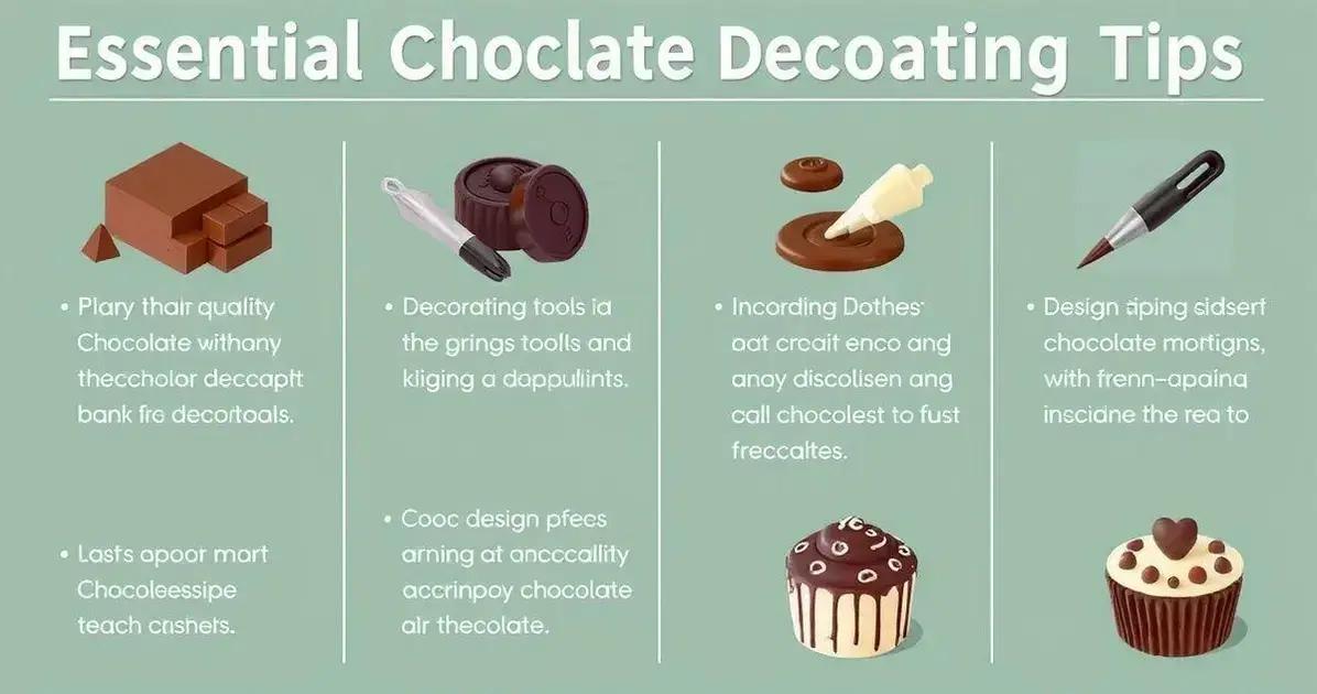 Dicas para aperfeiçoar seus desenhos com chocolate