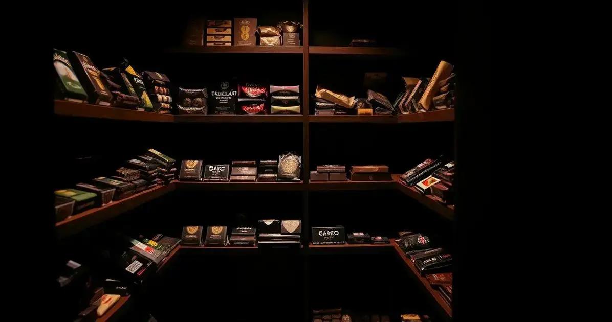 Dicas para armazenar chocolate corretamente