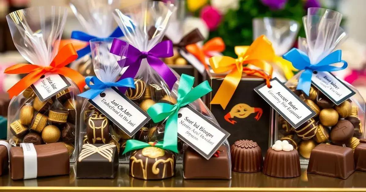 Dicas para Embalar Lembrancinhas com Chocolate