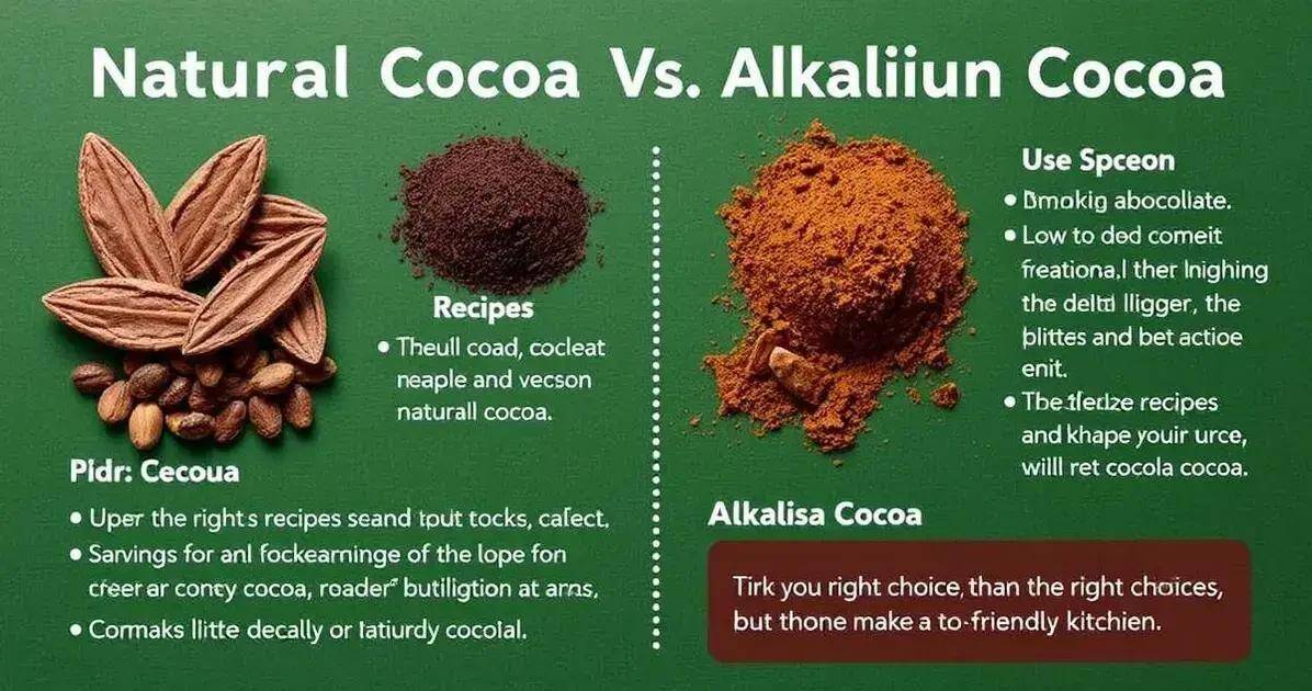 Dicas para Escolher entre Cacau Alcalino e Natural
