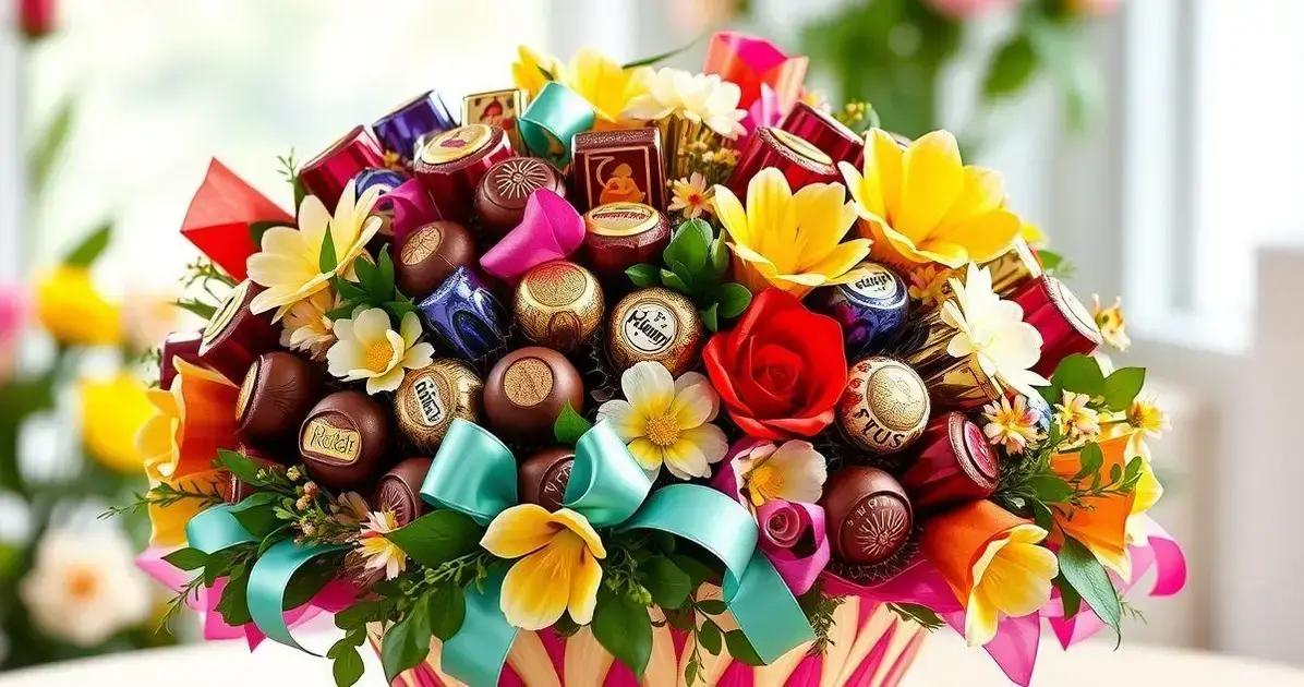 Dicas para montar um buquê de chocolate irresistível