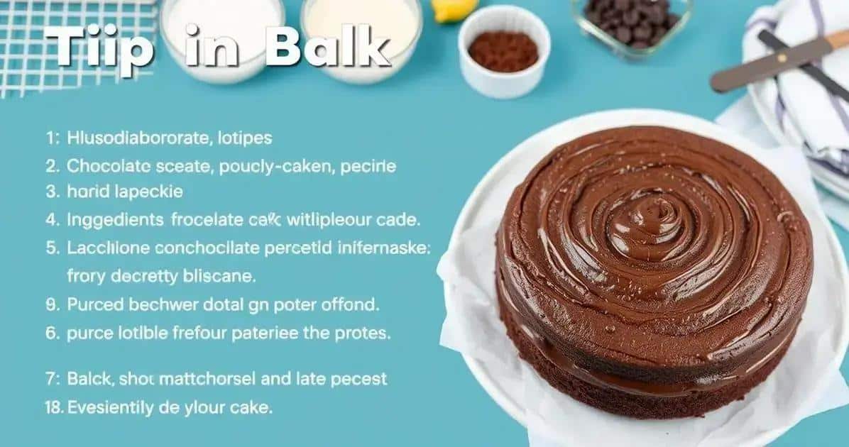 Dicas para um Bolo de Chocolate Perfeito