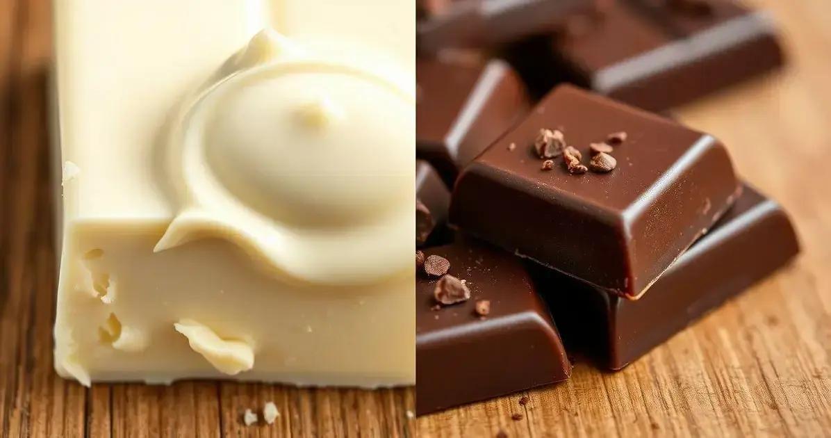 Diferença de Sabor: Chocolate Branco vs Ao Leite