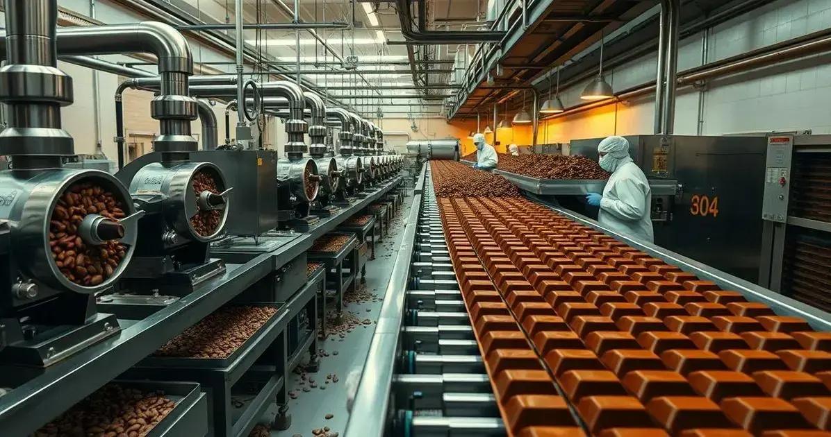 Do Grão à Barra: Como o Chocolate é Feito nas Fábricas