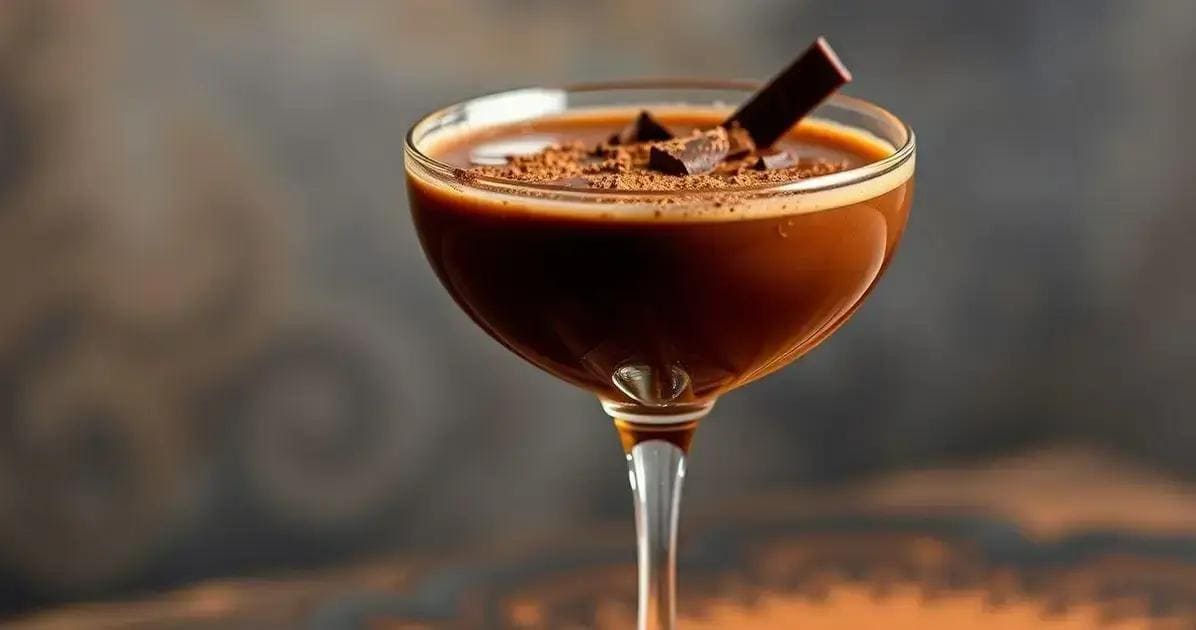 Drink Fogo e Cacau: Conhaque e Chocolate na Dose Certa