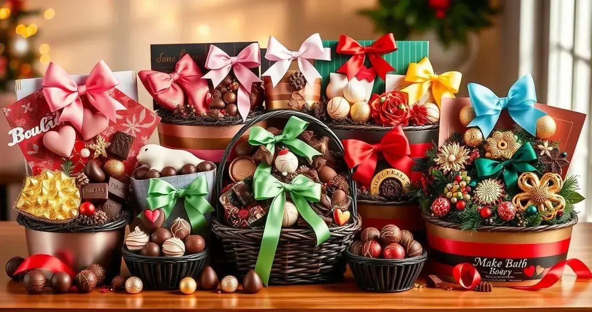 Ideias Criativas para Presentear com Cesta de Chocolate
