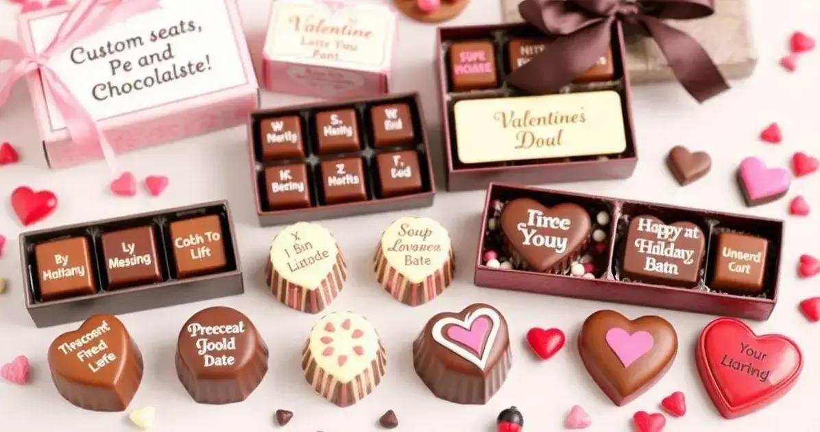 Ideias de Presente de Chocolate Personalizadas