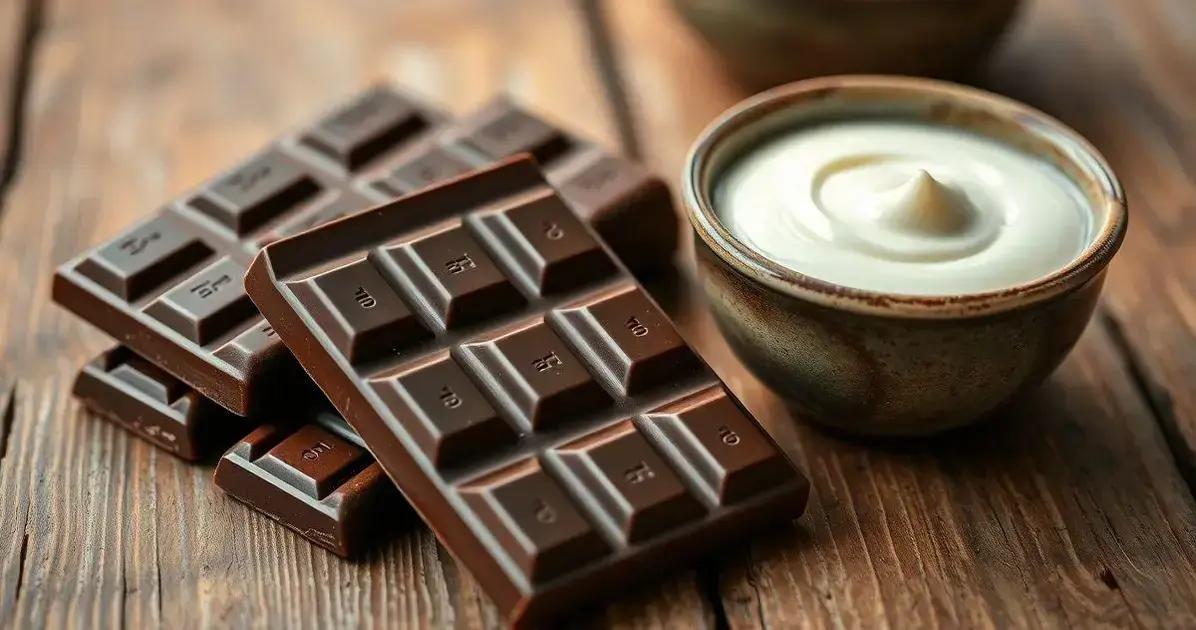 Ingredientes da Mousse de Chocolate com 2 Ingredientes
