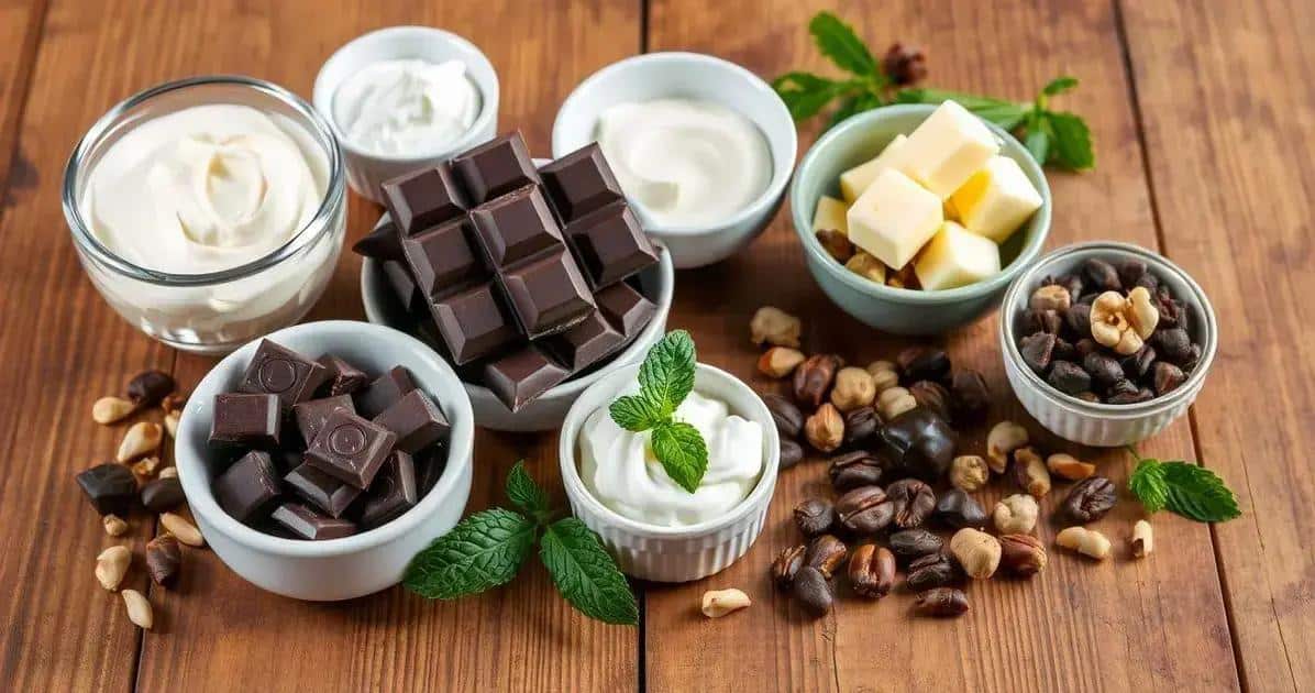 Ingredientes da Receita de Chocolate Caseiro