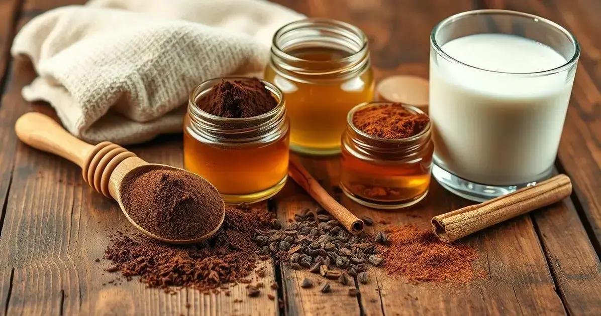 Ingredientes do Achocolatado Natural
