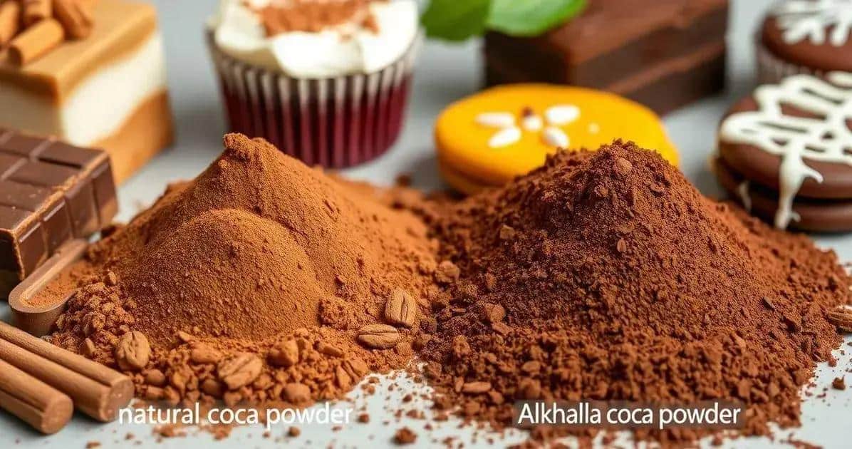 Ingredientes do Cacau Alcalino e Natural
