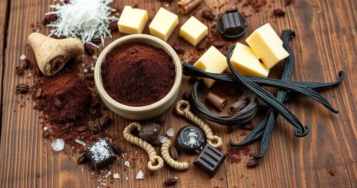 Ingredientes do Chocolate Amargo